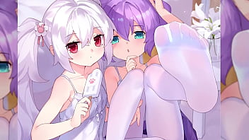 Azur Lane feet Jerk off instruction